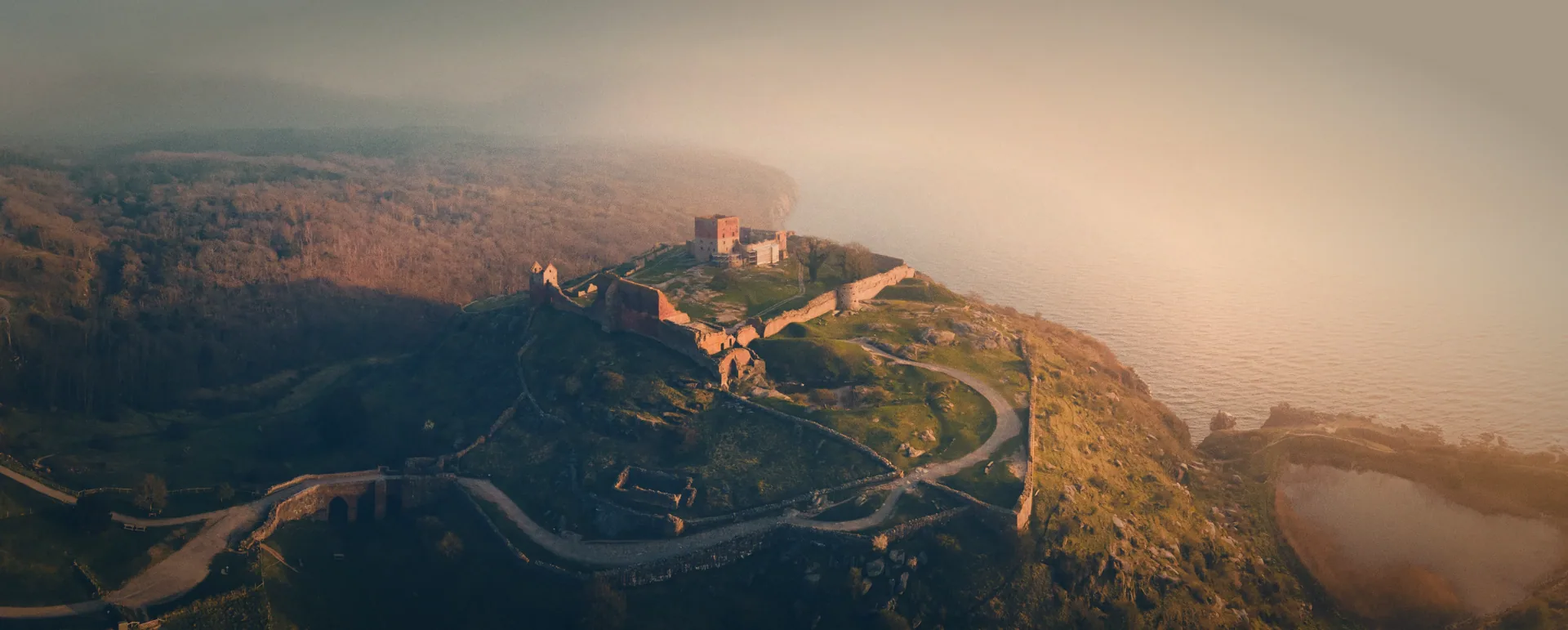 Hammershus borgruin på Bornholm